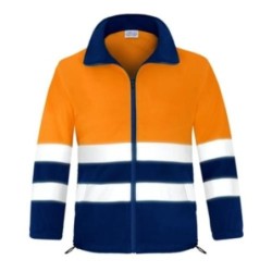 FORRO POLAR A.V. ABIERTO BICOLOR 3051NFAM T- XL