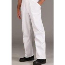 PANTALON CON GOMA MULTIBOLSILLOS TERGAL BLANCO 44