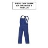 PETO TRABAJO TERGAL AZULINA TIRANTES Y HEBILLA 54