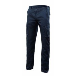 PANTALON ALGODON/FIBRA/POLIESTER STRETCH NEGRO T38