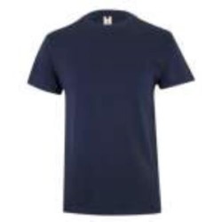 CAMISETA MANGA CORTA 155 G/M2 COLOR NAVY TALLA S