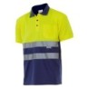 POLO BICOLOR ALTA VISIBILIDAD M/CORTA 173 70 T- XL