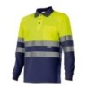 POLO BICOLOR ALTA VISIBILIDAD M/LARGA 175 70 T- M