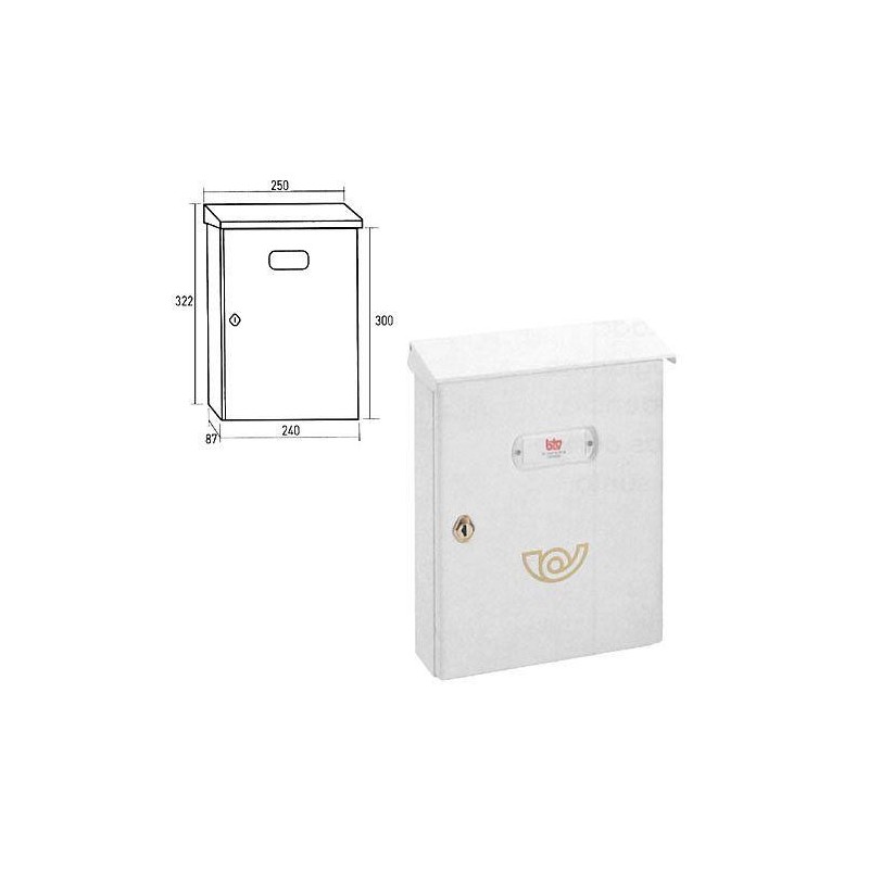 BUZON COLONIA 10 BLANCO 02210