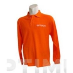 POLO MANGA LARGA OPTIMUS NARANJA XXXL