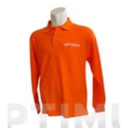 POLO MANGA LARGA OPTIMUS NARANJA M
