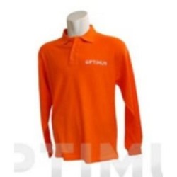 POLO MANGA LARGA OPTIMUS NARANJA S