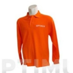 POLO MANGA LARGA OPTIMUS NARANJA XS