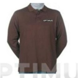 POLO MANGA LARGA OPTIMUS MARRON XXL