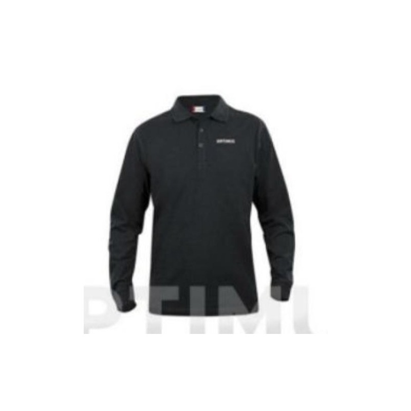 POLO MANGA LARGA OPTIMUS ANTRACITA M