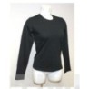 CAMISETA MUJER MANGA LARGA NEGRA OPTIMUS TALLA M