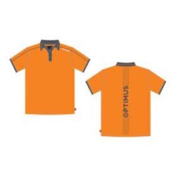 POLO CHICO MANGA CORTA NARANJA OPTIMUS T XL
