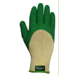 GUANTE RECUBIERTO LATEX MEDIO DORSO VERDE H254G/10