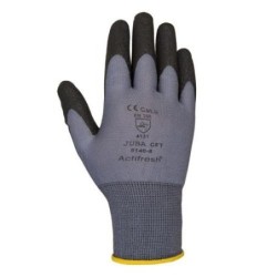 GUANTE NYLON/PVC NEGRO CFT H5140-S PAR