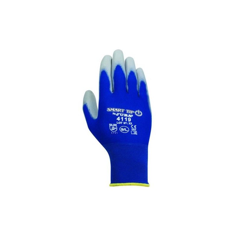 GUANTE POLIESTER SMART TIP PU. H4119/7 PAR