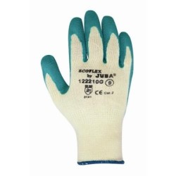 GUANTE POLIES./ALGODON+PALMA LATEX T8 122210G PAR