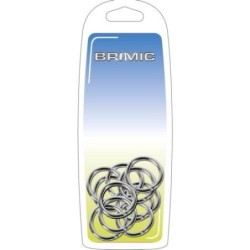 LLAVERO ANILLA 30MM. NIQ. BLISTER 10 UDS. 90615