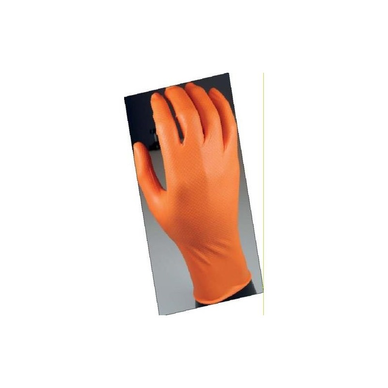 GUANTE DESECHABLE NITRILO GRIPPAZ 580 OR M