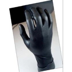GUANTE DESECHABLE NITRILO NEGRO GRIPPAZ 580 NR S