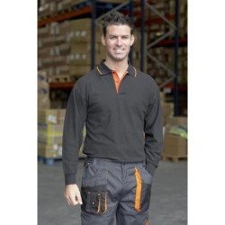 POLO TOP RANGE MANGA LARGA CON BOLSILLO 618 XXL