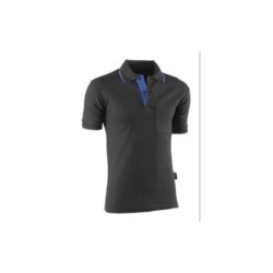POLO TOP RANGE M/C NGR/AZLN.648  XS