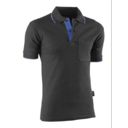 POLO TOP RANGE M/C NGR/AZLN.648 XXL