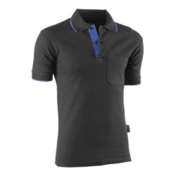 POLO TOP RANGE M/C NGR/AZLN.648 3XL