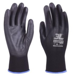 GUANTE PU NEGRO S/COSTURAS ECOCONTACT N A2000 T- 9