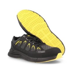 ZAPATILLA SEG. EXCALIBUR NEGRO-AMARILLO T-40