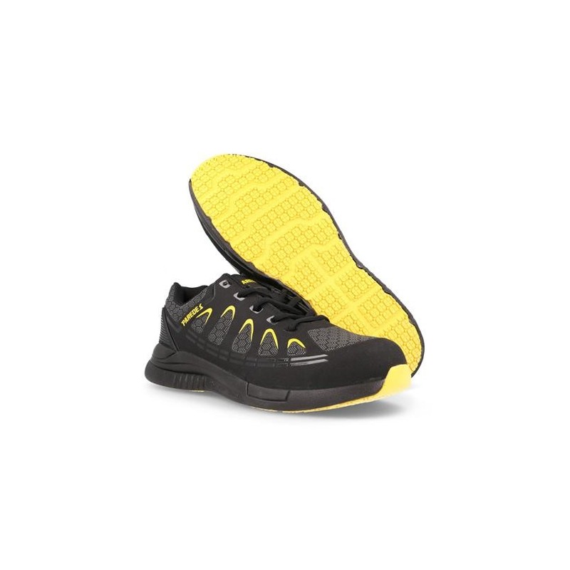 ZAPATILLA SEG. EXCALIBUR NEGRO-AMARILLO T-44