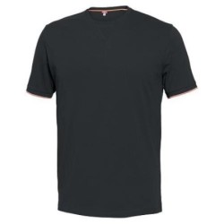 CAMISETA RAPALLO 100% COTONE NEGRO 8182 T-XL