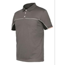 POLO ISSA EXTREME MANGA CORTA GRIS CLARO T-XL