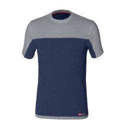 CAMISETA STRETCH AZUL/GRIS 8772 T-XL