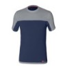 CAMISETA STRETCH AZUL/GRIS 8772 T-XL