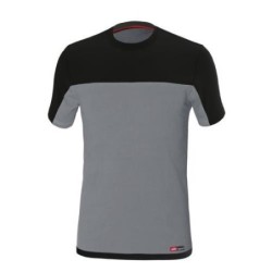 CAMISETA STRETCH GRIS/NEGRO 8772 T-L