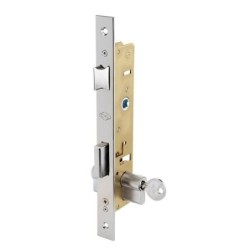 CERRADURA EMBUTIR 184/25/0 HIERRO NIQUELADO CVL