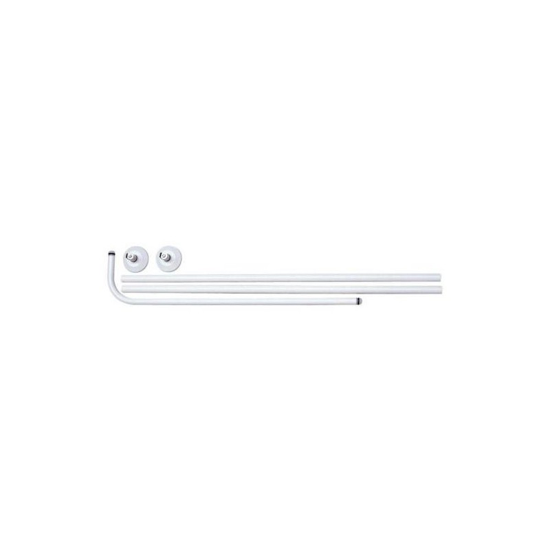 BARRA BAÑO CURVA N  1 BLANCO 2558062