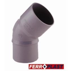 CODO PVC GRIS MCH.-HM. 45   110 MM. 205299