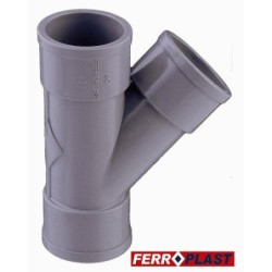 INJERTO PVC GRIS HM.-HM. 45   40 MM. 205334