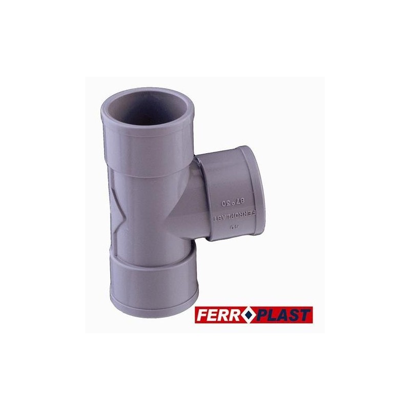 INJERTO PVC GRIS HM.-HM. 87   32 MM. 205343