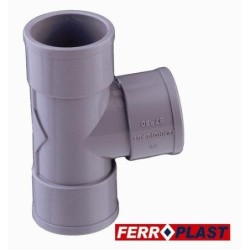 INJERTO PVC GRIS HM.-HM. 87   40 MM. 205344