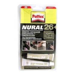 JUEGO CEMENTO ADHESIVO BLANCO 22 ML. NURAL-26