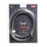FLEXO DUCHA PVC 1.5M NEGRO-CROMO 3340106
