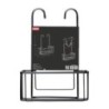 CESTILLO COLGADOR ALUMINIUM BLACK 6603400
