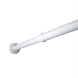 BARRA CORTINA BAÑO RECTA EXTENSIBLE 140-250