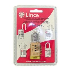 CANDADO LATONADO 200-20 COMBINACION