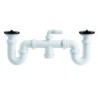 SIFON FREGADERO CURVO S-26 DOBLE EXTENSIBLE 1 1/2"