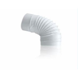 CODO FLEXIBLE TUBO EXTRACCION PVC RECT.110X55MM.