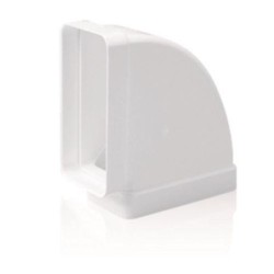 CODO RECT.HORIZ. TUBO EXTRACCION PVC 90   110X55MM.