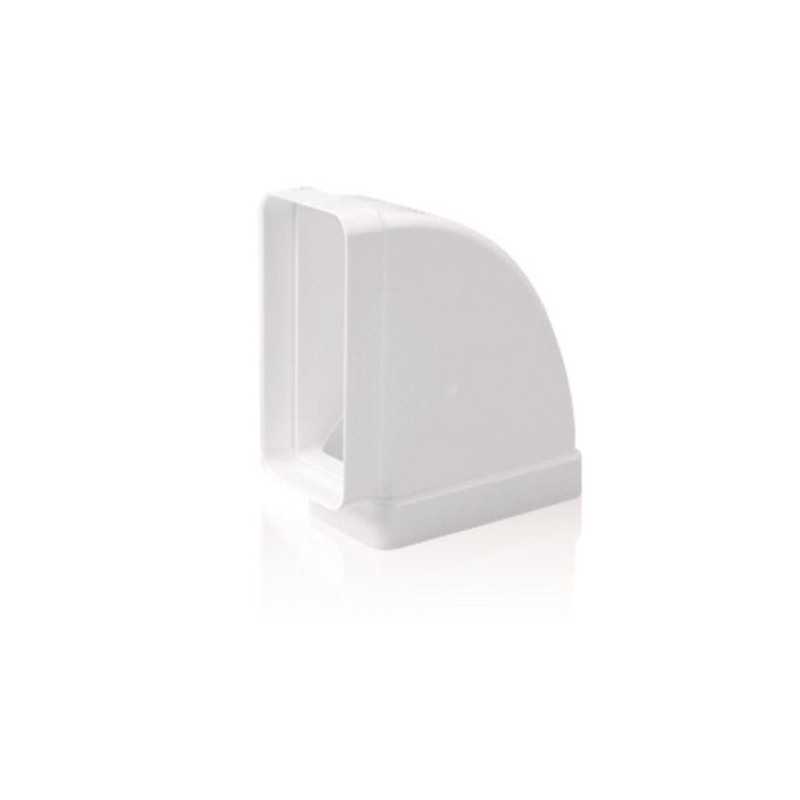 CODO RECT.HORIZ. TUBO EXTRACCION PVC 90   110X55MM.
